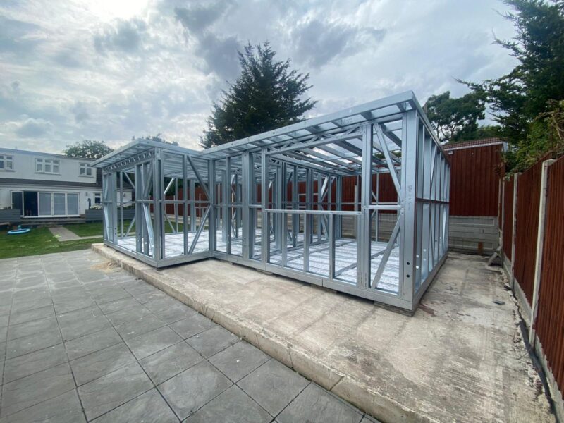 Steel Frame Buildings | Extensions & Porches | Garden Rooms | Lofts | Annexes | Foundations & Ground | Screws | Decks & Bases | Tiny Homes | Floating Homes