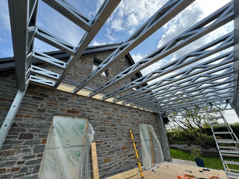 Steel Frame Buildings | Extensions & Porches | Garden Rooms | Lofts | Annexes | Foundations & Ground | Screws | Decks & Bases | Tiny Homes | Floating Homes