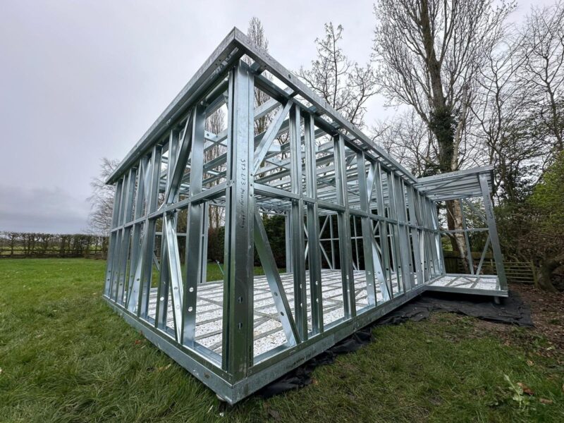 Steel Frame Buildings | Extensions & Porches | Garden Rooms | Lofts | Annexes | Foundations & Ground | Screws | Decks & Bases | Tiny Homes | Floating Homes