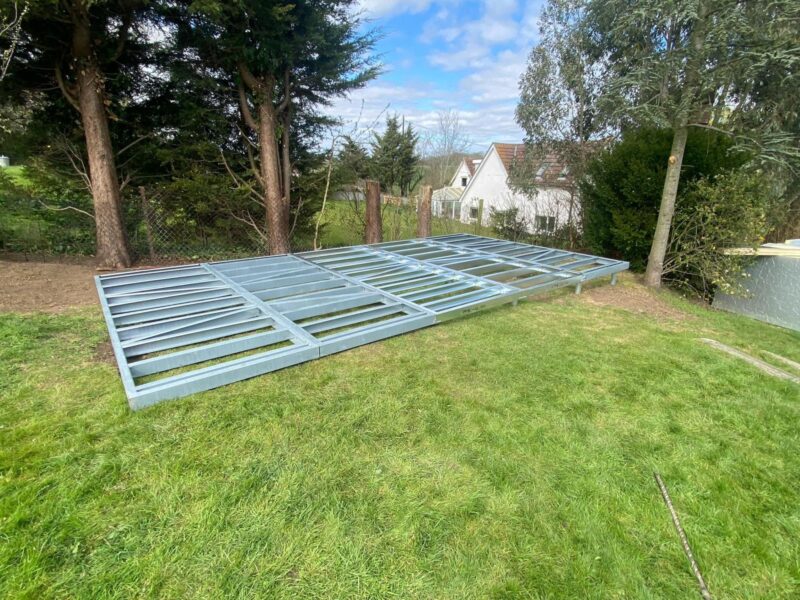 Steel Frame Buildings | Extensions & Porches | Garden Rooms | Lofts | Annexes | Foundations & Ground | Screws | Decks & Bases | Tiny Homes | Floating Homes
