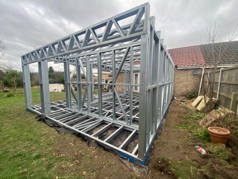 Steel Frame Buildings | Extensions & Porches | Garden Rooms | Lofts | Annexes | Foundations & Ground | Screws | Decks & Bases | Tiny Homes | Floating Homes