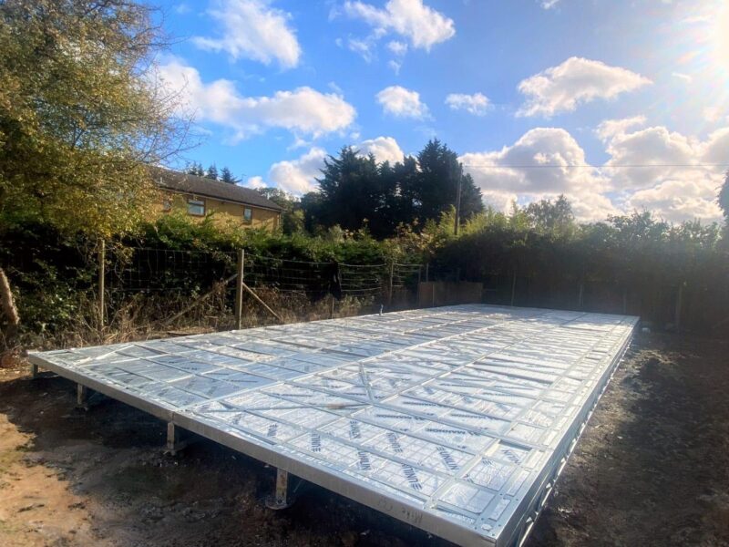 Steel Frame Buildings | Extensions & Porches | Garden Rooms | Lofts | Annexes | Foundations & Ground | Screws | Decks & Bases | Tiny Homes | Floating Homes