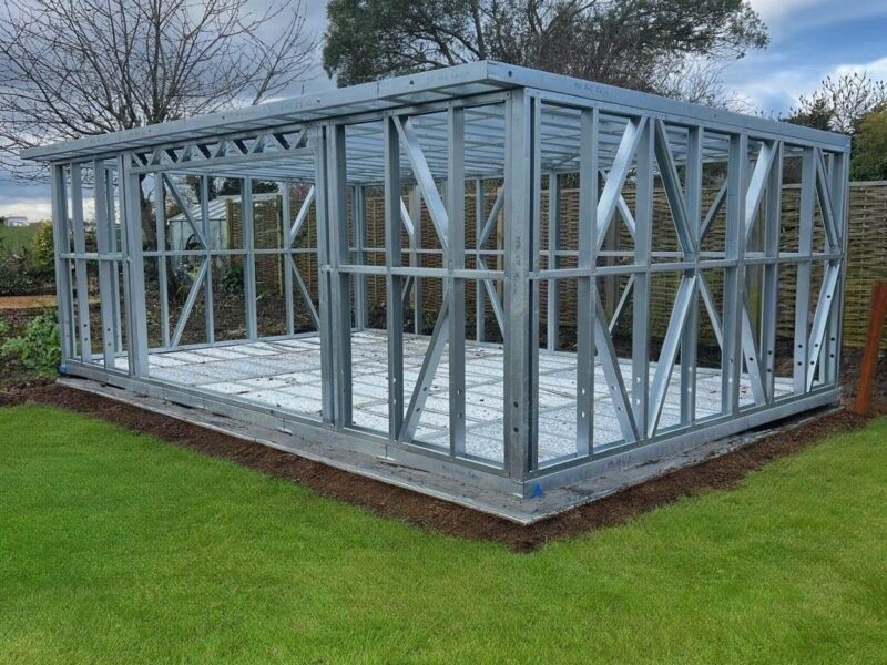 Steel Frame Buildings | Extensions & Porches | Garden Rooms | Lofts | Annexes | Foundations & Ground | Screws | Decks & Bases | Tiny Homes | Floating Homes