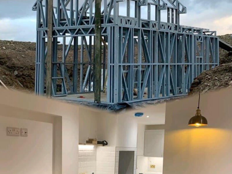 Steel Frame Buildings | Extensions & Porches | Garden Rooms | Lofts | Annexes | Foundations & Ground | Screws | Decks & Bases | Tiny Homes | Floating Homes