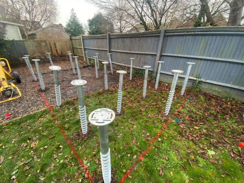 Steel Frame Buildings | Extensions & Porches | Garden Rooms | Lofts | Annexes | Foundations & Ground | Screws | Decks & Bases | Tiny Homes | Floating Homes