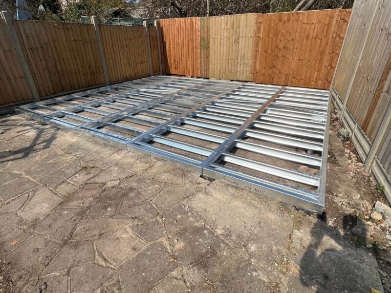 Steel Frame Buildings | Extensions & Porches | Garden Rooms | Lofts | Annexes | Foundations & Ground | Screws | Decks & Bases | Tiny Homes | Floating Homes