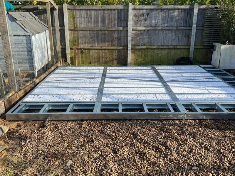 Steel Frame Buildings | Extensions & Porches | Garden Rooms | Lofts | Annexes | Foundations & Ground | Screws | Decks & Bases | Tiny Homes | Floating Homes