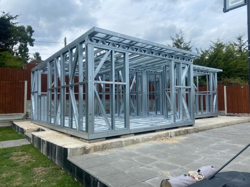 Steel Frame Buildings | Extensions & Porches | Garden Rooms | Lofts | Annexes | Foundations & Ground | Screws | Decks & Bases | Tiny Homes | Floating Homes