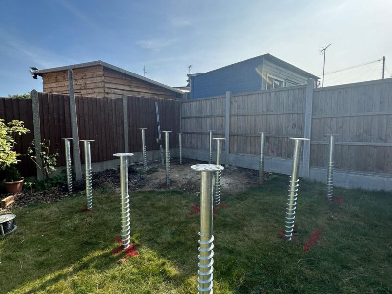 Steel Frame Buildings | Extensions & Porches | Garden Rooms | Lofts | Annexes | Foundations & Ground | Screws | Decks & Bases | Tiny Homes | Floating Homes